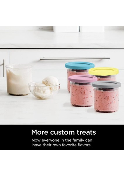 Ninja XSKPLID2CD Için 4 Paket, NC299AMZ ve NC300S Serisi Kremalı Dondurma Makineleri Için Uyumlu1 Pint (Yurt Dışından) indirimleri