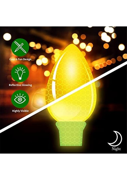 Noel Araba Yansıtıcı Ampul Mıknatıs Dekorasyon, Doğum Günü Noel Eğlenceli Dekorasyon Için Garaj Posta Kutusu Mıknatıs Çıkartması (Yurt Dışından) modelleri