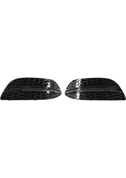 Araba Siyah Ön Tampon Izgara Sis Lambası Kapağı Trimleri Mercedes Benz C-Class W205 2058851623 2058851523 2058850823 (Yurt Dışından)