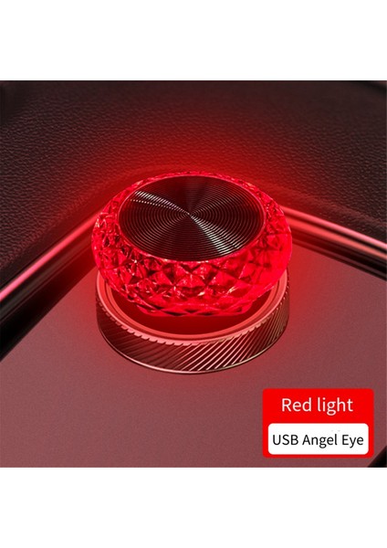 10X Araba USB Ortam Işığı Mini LED Iç Mekan Dekoratif Lamba Parti Dj Araç Evrensel Otomatik D (Yurt Dışından)