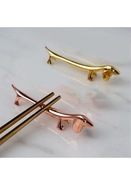 Dachshund Yemek Çubuğu Tutucusu Otel Restoran Yemek Masası Dekorasyonu Için Yemek Çubuğu Standı Sofra Takımı (Yurt Dışından) fırsatları