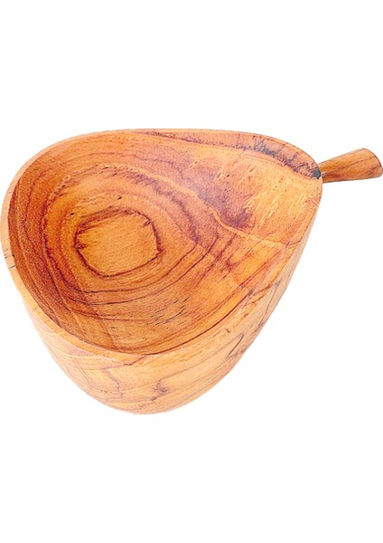 Japon Tik Lezzet Katı Ahşap Yaratıcı Armut Şeklinde Çanak Daldırma Tabağı Restoran Baharat Ahşap Çanak (Armut) (Yurt Dışından)