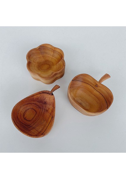 Japon Tik Lezzet Katı Ahşap Yaratıcı Armut Şeklinde Çanak Daldırma Tabağı Restoran Baharat Ahşap Çanak (Armut) (Yurt Dışından) modelleri