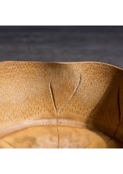 Bambu Lotus Yaprağı Kase Çocuk Kasesi Çay Seti Saklama Bambu El Sanatları (Yurt Dışından) fırsatları