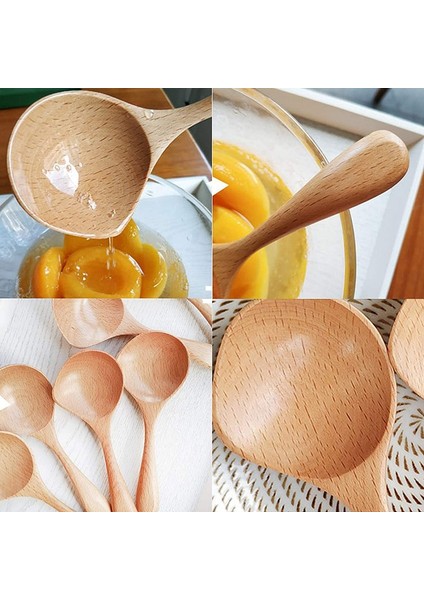 2 Adet Ahşap Çorba Kepçesi Uzun Saplı Büyük Kaşık Tahta Kaşık Mutfak Servis Kaşığı Pirinç Çorbası Aperatifler, Meyve, Karıştırma Kepçe (Yurt Dışından) modelleri
