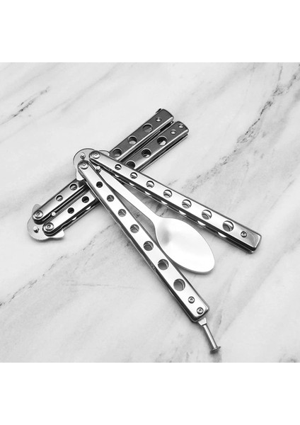 Kaşık ve Çatal Seti, Mutfak Bekü Için Katlanabilir Paslanmaz Çelik Çatal Bıçak Takımı (Yurt Dışından) fırsatları