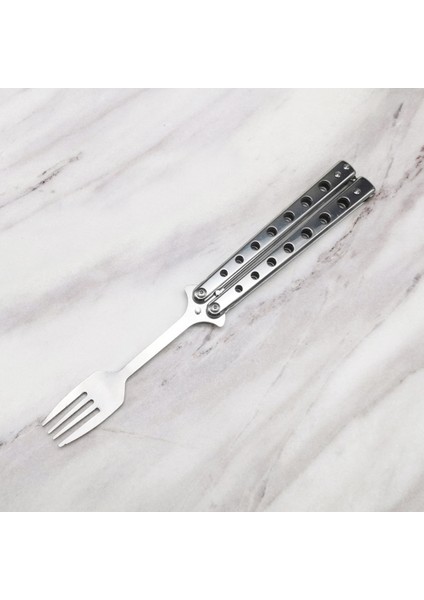 Kaşık ve Çatal Seti, Mutfak Bekü Için Katlanabilir Paslanmaz Çelik Çatal Bıçak Takımı (Yurt Dışından) indirimleri
