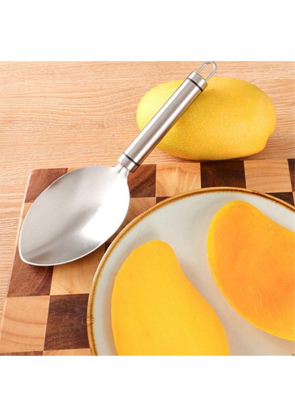 Mango Kesme Aleti Limon Avokado Kaşık Meyve Soyucu Paslanmaz Çelik Alet Çok Fonksiyonlu Meyve Eti Soyucu (Yurt Dışından) modelleri