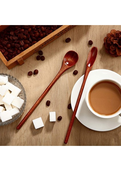 16 Adet Ahşap Kahve Kaşığı Uzun Saplı Karıştırma Kaşığı Uzun Saplı Ahşap Çay Kaşığı Mutfak Karıştırma Için Manuel Karıştırma Kaşığı (Yurt Dışından) fırsatları