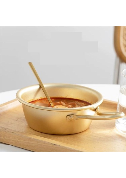 4 Adet Altın Renkli Kore Alüminyum Yuvarlak Pirinç Kase Şarap Dağı Makgeolli Kore Şarap Dağı Için Saplı (Yurt Dışından) modelleri