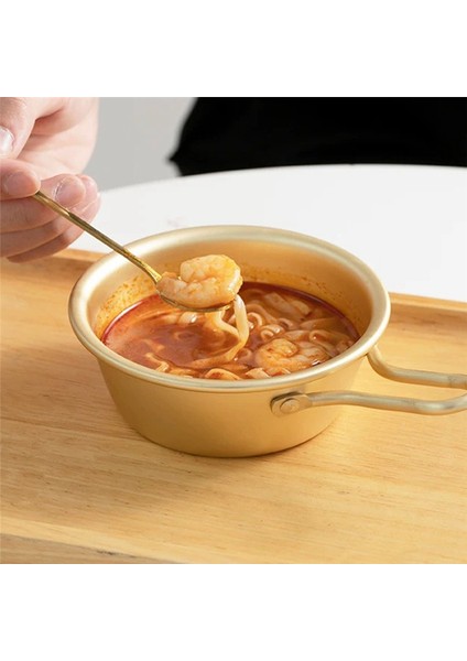 4 Adet Altın Renkli Kore Alüminyum Yuvarlak Pirinç Kase Şarap Dağı Makgeolli Kore Şarap Dağı Için Saplı (Yurt Dışından) indirimleri