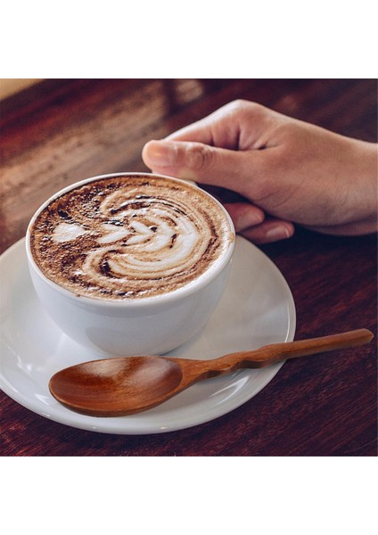 Yemek Için 6 Adet Tahta Kaşık, Bal Için 7.87 Inç Tahta Kaşık, Çorba, Kahve, Salata Tatlıları Için Küçük Tahta Kaşık (Yurt Dışından) indirimleri