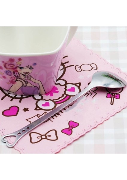 Adet Paslanmaz Çelik Kalp Şeklinde Kahve Kaşığı Mutfak Aksesuarları Tatlı Şeker Karıştırma Kaşığı Çay Kaşığı Yemek Takımı (Yurt Dışından) modelleri