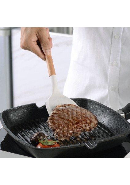 Silikon Pişirme Gereçleri Seti 10 Parça Yapışmaz Silikon Mutfak Gereçleri Depolama Kovası ile Pişirme Spatula (Yurt Dışından) fırsatları