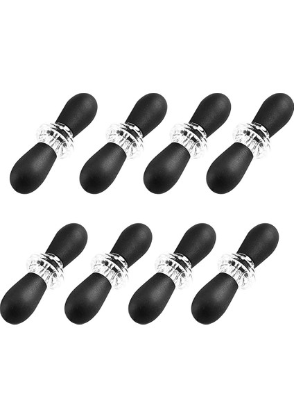 8 Adet Paslanmaz Çelik Mısır Çatal Mısır Rafı Mısır Koçanı Mutfak Eşyaları Yaratıcı Küçük Yuvarlak Kafa Bekü Mısır Çatal Siyah (Yurt Dışından)