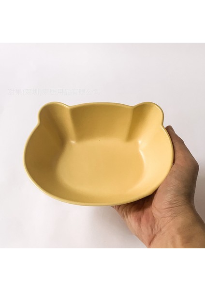 Kawaii Ayı Kase Kore Tarzı Sevimli Seramik Kase ve Tabak Çocuk ve Kız Tatlı Kase Kahvaltı Tabağı Beyaz (Yurt Dışından) modelleri