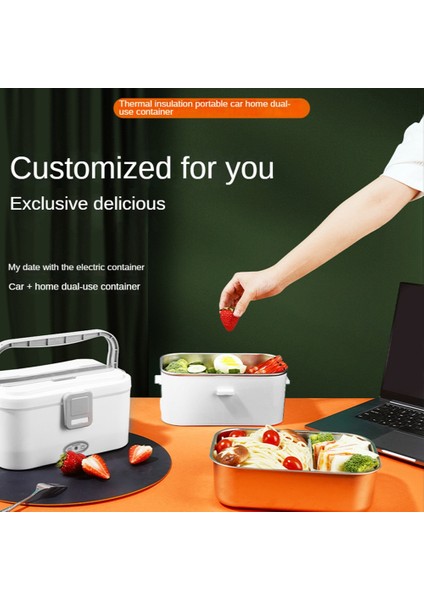 Elektrikli Yemek Kabı, Çift Kullanımlı 220V 24V 12V Elektrikli Isıtmalı Yemek Kabı Okul Araba Piknik Gıda Isıtma Isıtıcı Ab Tak (Yurt Dışından) fiyatları
