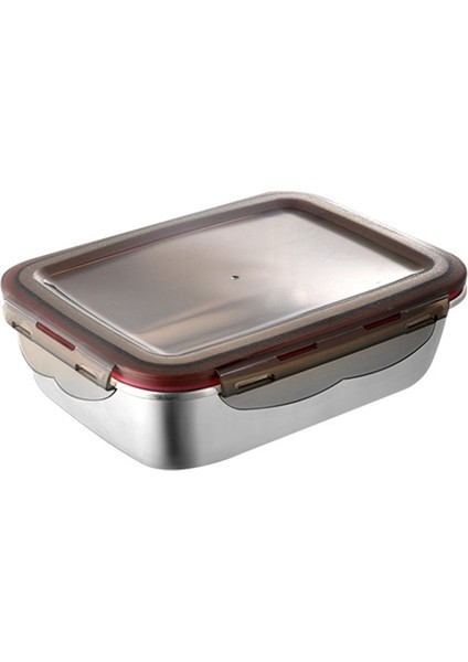 220ML Paslanmaz Çelik Öğle Yemeği Kutusu Mühürlü Gıda Taze Tutma Kutuları Ofis Bento Konteyner Öğle Yemeği Konteyneri (Yurt Dışından)