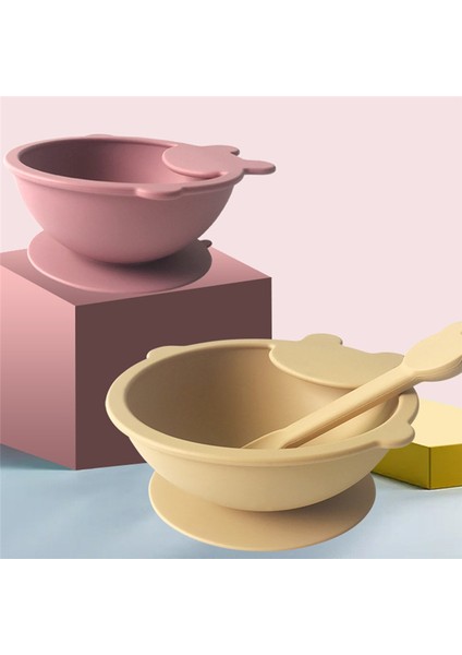 Mama Bebek Besleme Seti Kaşıklı, Silikon Vakumlu Kaplar - First Stage Feed Silikon Tabak C (Yurt Dışından) fırsatları