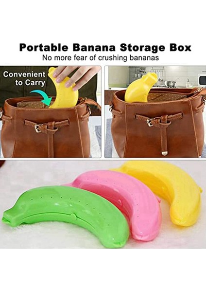 Muz Kutusu, Sevimli Muz Koruyucu Saklama Kutusu, Öğle Yemeği Kutuları Için Taşınabilir Muz Tutucu, Bpa Içermeyen Meyve Kabı (Yurt Dışından) indirimleri