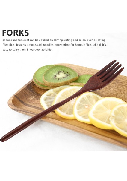 10 Adet Tahta Kaşık Çatal Seti Ahşap Gereçler Seti Yeniden Kullanılabilir Doğal Ahşap Sofra Takımı Pişirme Karıştırma Yeme Için Set (Yurt Dışından) fırsatları