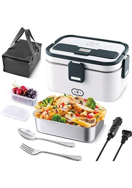 Büyük Kapasiteli Taşınabilir Mikrodalga Fırın Arabalar, Kamyonlar, Evler / Ofisler Için Uygundur Us Plug Gri (Yurt Dışından)