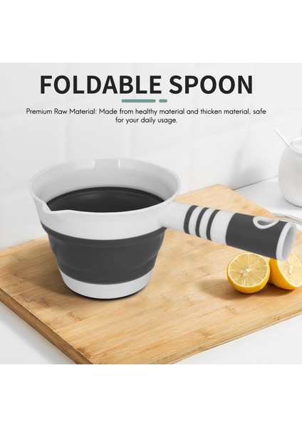 Paket Katlanabilir Su Kepçesi, Katlanabilir Su Kepçesi Kepçe, Katlanır Banyo Kaşığı Kepçesi, Mutfak Banyo Için Yerden Tasarruf (Yurt Dışından) fırsatları