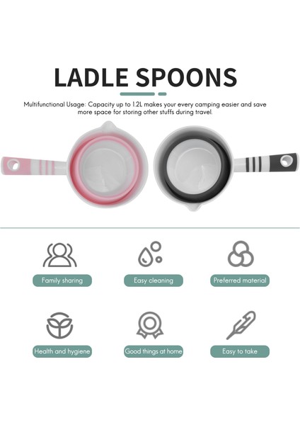 Paket Katlanabilir Su Kepçesi, Katlanabilir Su Kepçesi Kepçe, Katlanır Banyo Kaşığı Kepçesi, Mutfak Banyo Için Yerden Tasarruf (Yurt Dışından) indirimleri