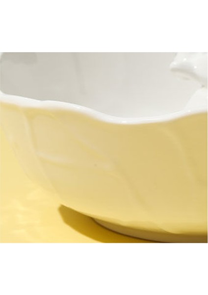 Beyaz Porselen Meyve Salatası Kasesi Mutfak Sofra Takımı Kase Çorba Yemek Masası Yemek Aperatif Kap Tepsi A (Yurt Dışından) fiyatları