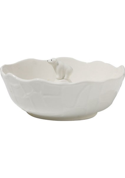 Beyaz Porselen Meyve Salatası Kasesi Mutfak Sofra Takımı Kase Çorba Yemek Masası Yemek Aperatif Kap Tepsi A (Yurt Dışından) fırsatları