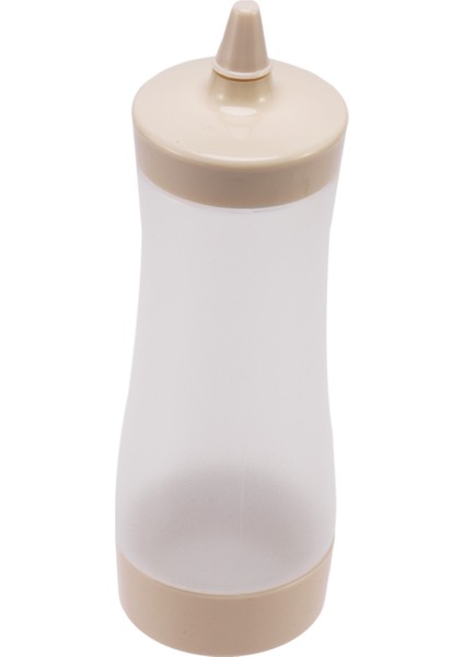 Sıkma Şişesi Mutfak Aksesuarları Sos Teknesi Plastik Sos Sirke Yağı Ketçap Sos Şişesi Çeşni Dispenseri Bej + Şeffaf (Yurt Dışından) fiyatları