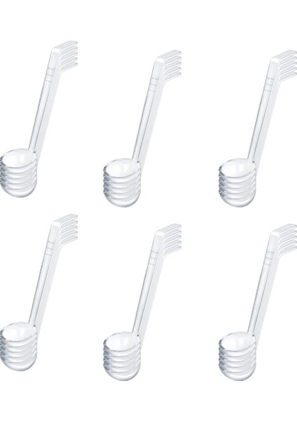 30 Parça Sos Için Şeffaf Küçük Kepçeler Uzun Yumruk Plastik Sos ve Sos Kepçeleri (Yurt Dışından)