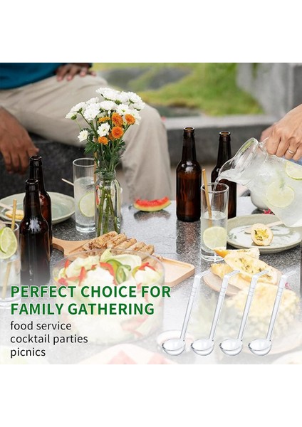 30 Parça Sos Için Şeffaf Küçük Kepçeler Uzun Yumruk Plastik Sos ve Sos Kepçeleri (Yurt Dışından) modelleri