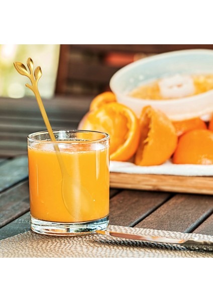 Sofra Altın Yaprak Kahve Kaşığı Çatal, 4 Paket (2 Kaşık 2 Çatal) Küçük Demitasse Espresso Kaşığı ve Meze Tatlı Çatal Seti, 4.7 Inç Çay Kaşığı Seti (Yurt Dışından) fiyatları