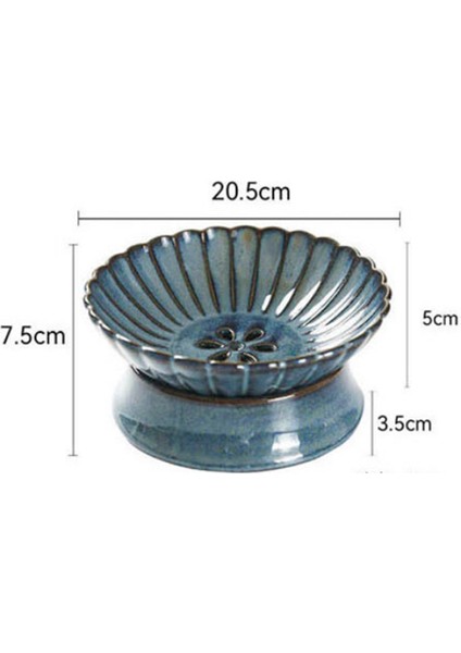 Seramik Ev Meyve Tabağı Meyve Tabağı Oturma Odası Mutfak Drenaj Sepeti Aperatif Hamur Tabağı Drenaj Mavi (Yurt Dışından) modelleri