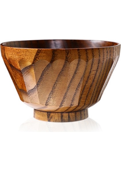 5 Adet Ev Ahşap Kase Yalıtımlı Jujube Ahşap Çorba Kasesi El Dövülmüş Pirinç Kasesi Bebek Maması Takviyesi Kasesi, A (Yurt Dışından)