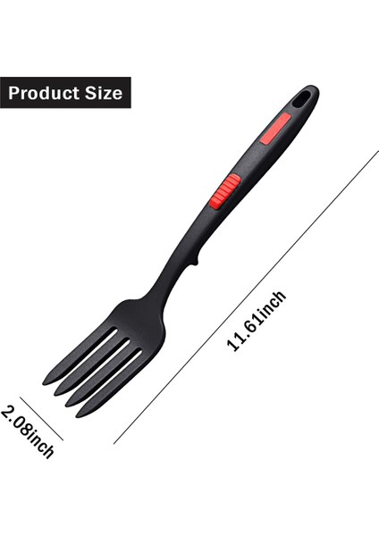 Silikon Esnek Çatal, Isıya Dayanıklı Pişirme Çatal Araçları Bulaşık Makinesinde Yıkanabilir Mutfak Çatal Mutfak Yapışmaz Çatal Mix Için (Yurt Dışından) fiyatları