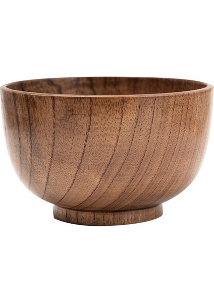 Bebek Besleme Kasesi Seti Bebek Yemek Tabağı Ahşap Çocuk Besleme Yemek Takımı Silikon Vantuz ile Ahşap Çatal Kaşık L (Yurt Dışından)