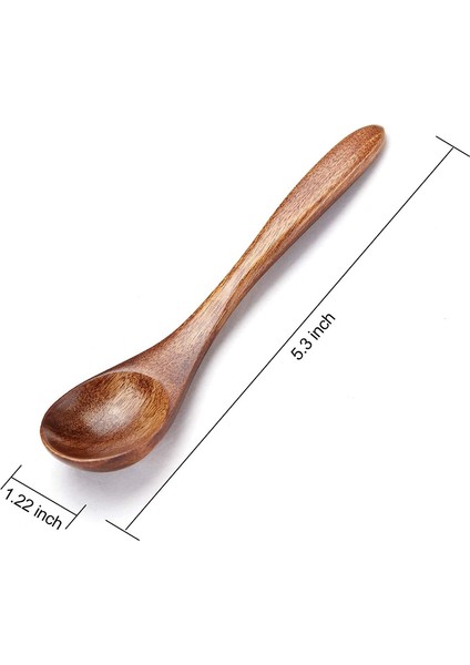Küçük Tahta Kaşık, Yemek Pişirmek Için 6 Adet Ahşap Çay Kaşığı Küçük Çeşni Kaşığı, Günlük Kullanım Için Mini Ahşap Bal Kaşığı (Yurt Dışından) indirimleri