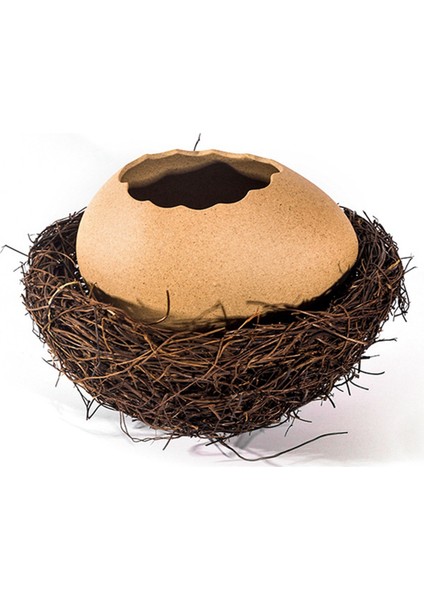 Modern Basit Seramik El Sanatları Kişilik Tatlı Kase Yumurta Kabuğu Devekuşu Yumurtası Vazo Ev Dekorasyonu (Yurt Dışından)