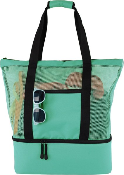 Saklama Çantası Piknik Plaj Çantası Çift Katmanlı Örgü Plaj Piknik Çantası Buz Torbası Yalıtım Çantası Siyah (Yurt Dışından) fiyatları