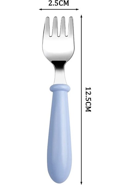 Parça Paslanmaz Çelik Çocuk Çatal Bıçak Takımı, Yuvarlak Saplı Çocuk Çatal Bıçak Takımı, Çocuklar Için Güvenli Çatal Bıçak Takımı/gümüş Takım (Yurt Dışından) fiyatları