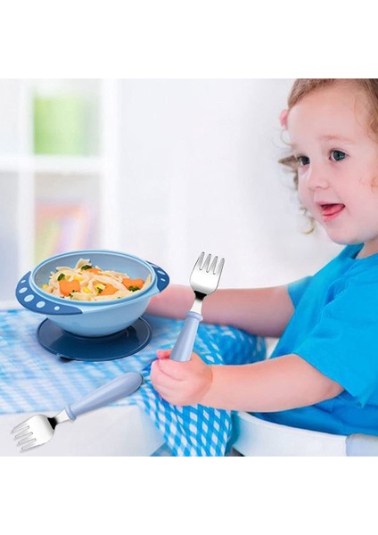 Parça Paslanmaz Çelik Çocuk Çatal Bıçak Takımı, Yuvarlak Saplı Çocuk Çatal Bıçak Takımı, Çocuklar Için Güvenli Çatal Bıçak Takımı/gümüş Takım (Yurt Dışından) modelleri