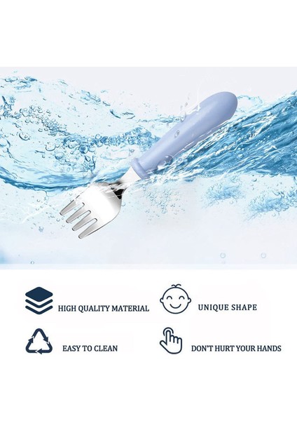 Parça Paslanmaz Çelik Çocuk Çatal Bıçak Takımı, Yuvarlak Saplı Çocuk Çatal Bıçak Takımı, Çocuklar Için Güvenli Çatal Bıçak Takımı/gümüş Takım (Yurt Dışından) indirimleri