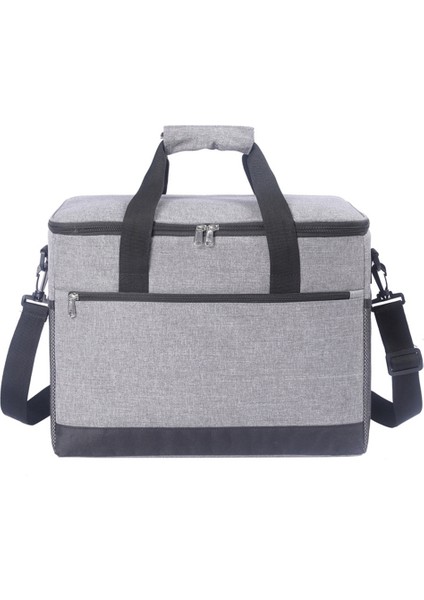 Yalıtımlı Öğle Yemeği Çantası - Öğle Yemeği Kutusu Sızdırmaz Soğutucu Tote Taşınabilir Dondurulabilir Öğle Yemeği Çantası Organizatör Çalışma Okulu Pikniği-A (Yurt Dışından)