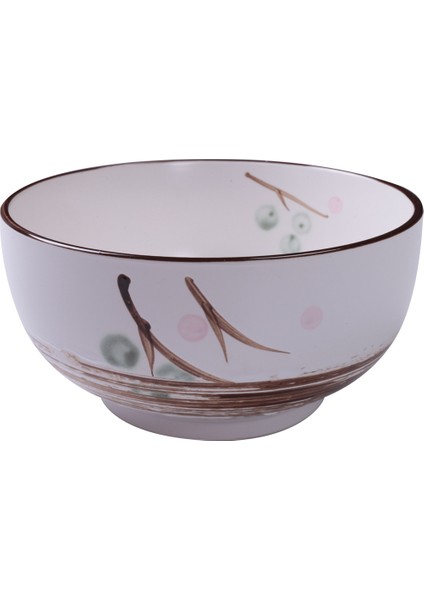 1000ML Seramik Erişte Kasesi Kaşık Kase Mat Kapaklı Anında Erişte Kasesi Kore Çorba Kasesi Pirinç Kasesi Çatal Bıçak Kaşık Seti Beyaz (Yurt Dışından)