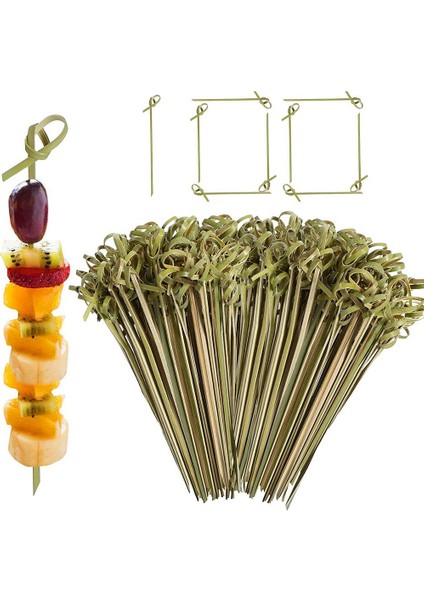 200 Adet Bambu Kokteyl Çubukları Toplu Dekorasyon, 4.7 Inç Bambu Meyve Kabob Şiş Yiyecek Kürdanları Bambu (Yurt Dışından) fiyatları