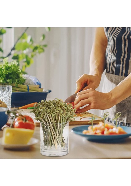 200 Adet Bambu Kokteyl Çubukları Toplu Dekorasyon, 4.7 Inç Bambu Meyve Kabob Şiş Yiyecek Kürdanları Bambu (Yurt Dışından) modelleri