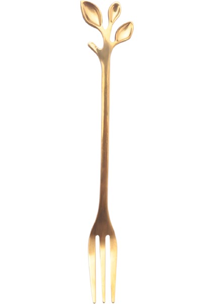 20 Adet Paslanmaz Çelik Yemek Takımı Meyve Çatalı Yemek Takımı Meze Atıştırmalık Tatlı Çatalı Mutfak Sofra Takımı Yaprak Şekli (Yurt Dışından)