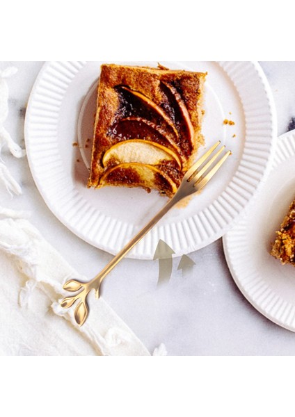 20 Adet Paslanmaz Çelik Yemek Takımı Meyve Çatalı Yemek Takımı Meze Atıştırmalık Tatlı Çatalı Mutfak Sofra Takımı Yaprak Şekli (Yurt Dışından) fiyatları